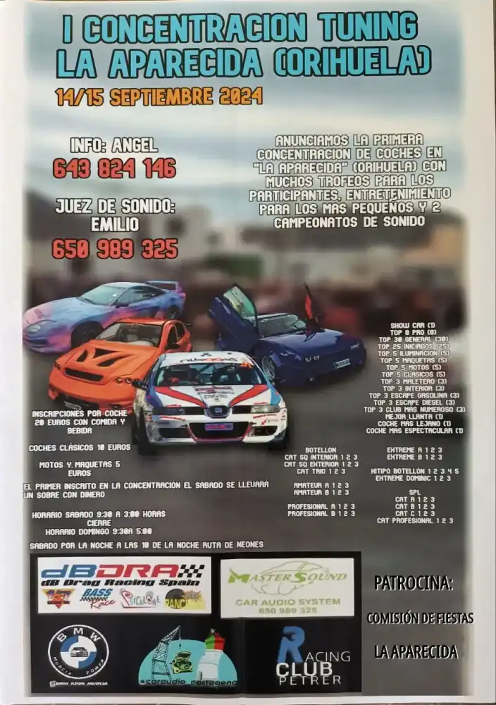 Concentración tuning La Aparecida