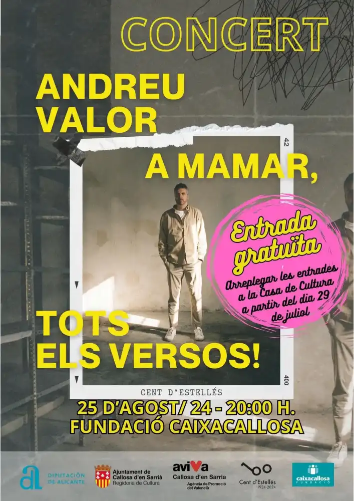 Concert Andreu Valor a Mamar Tots els Versos