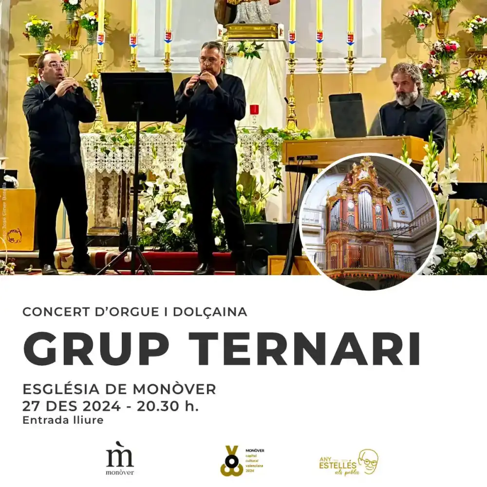 Concert d' orgue i dolçaina Grup Ternari