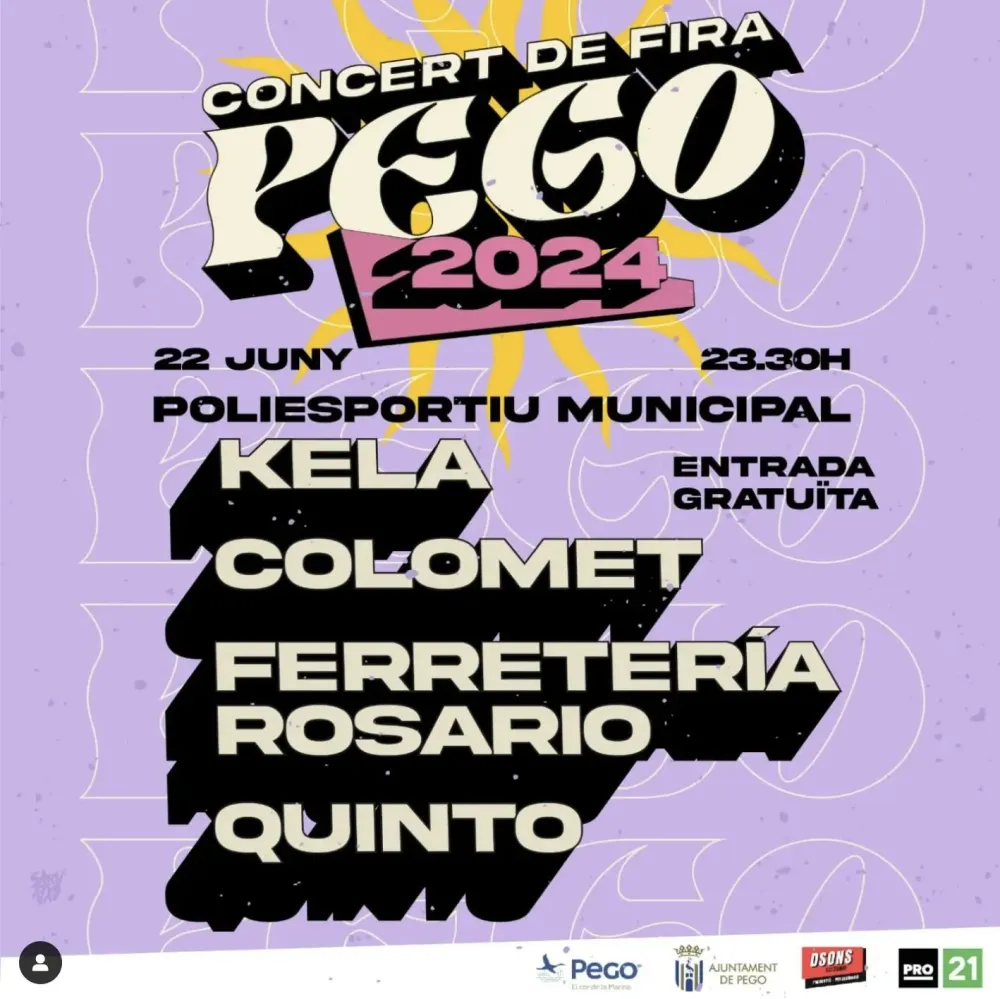 Concert de Fira Pego 2024