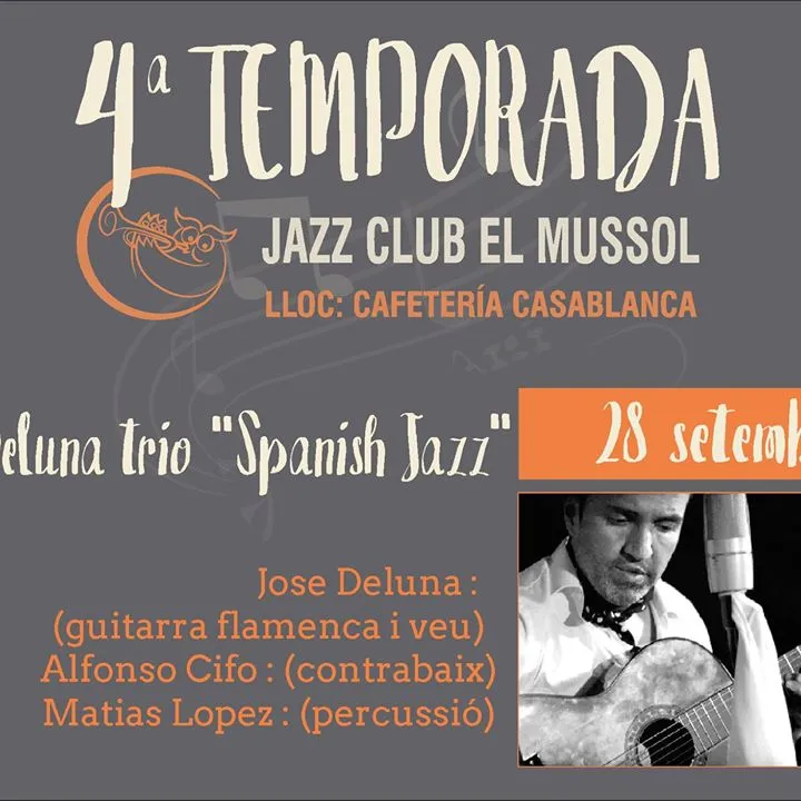 Concert José Deluna Trio "spanish Jazz"
