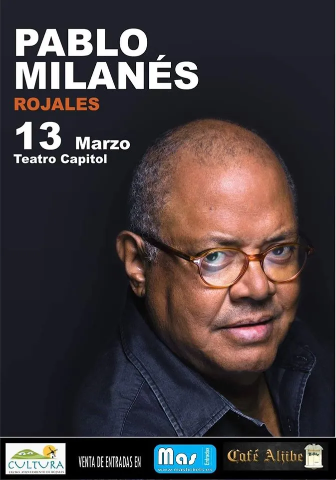 Conciertazo de Pablo Milanés el 13 de marzo en Rojales