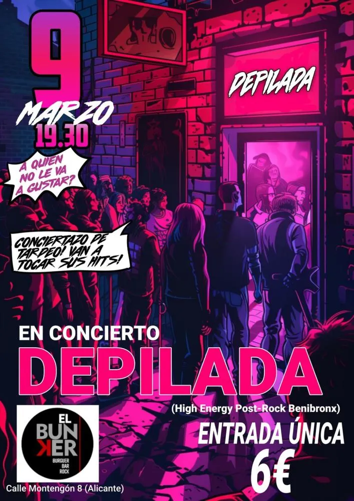 Conciertazo Depilada - el Bunker