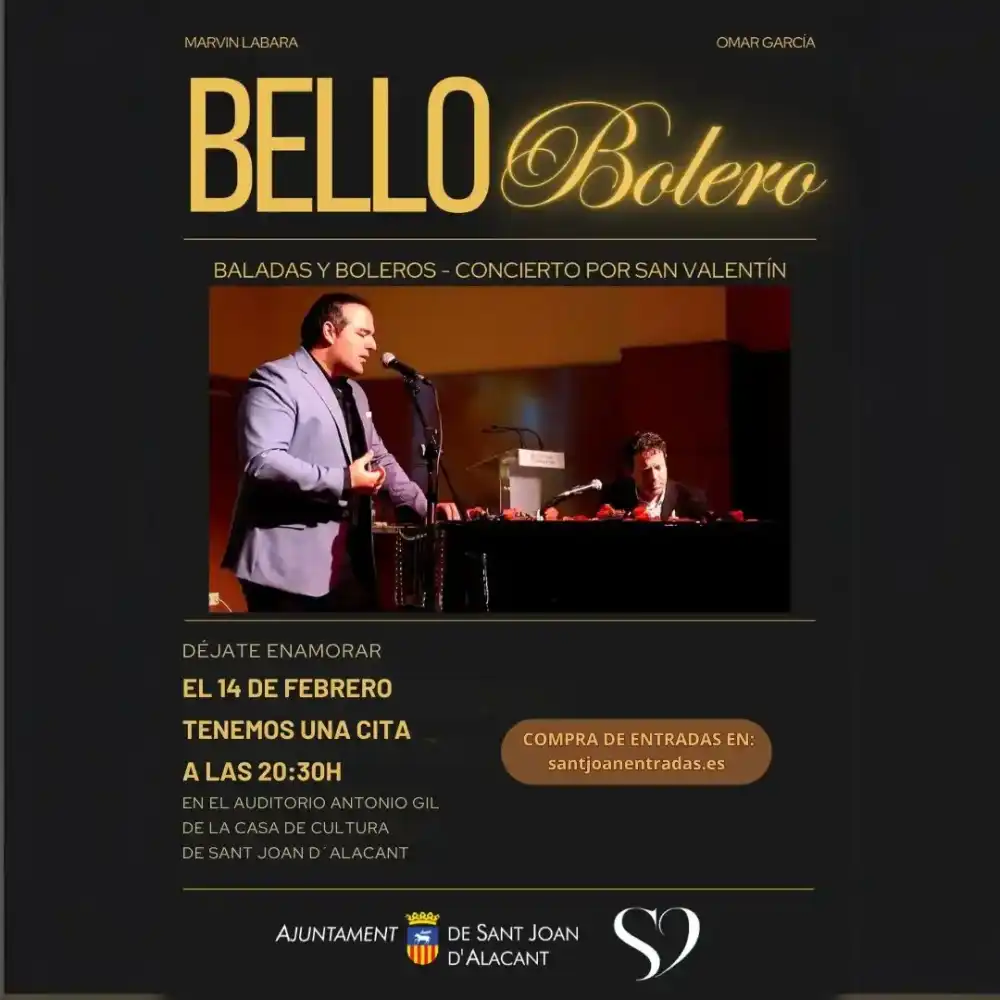 Concierto 'Bello Bolero', con Marvin Labara y Omar García