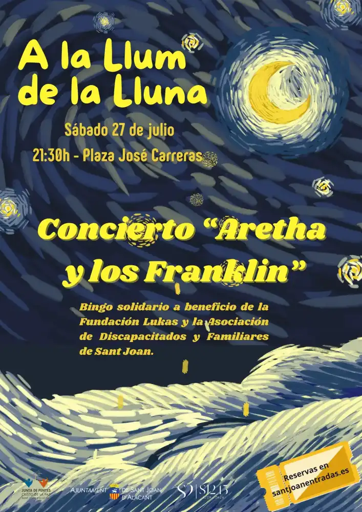 Concierto "Aretha y los Franklin" ► A la llum de la Lluna