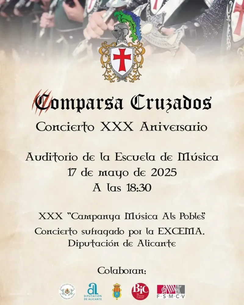 Concierto 30º aniversario Comparsa Cruzados