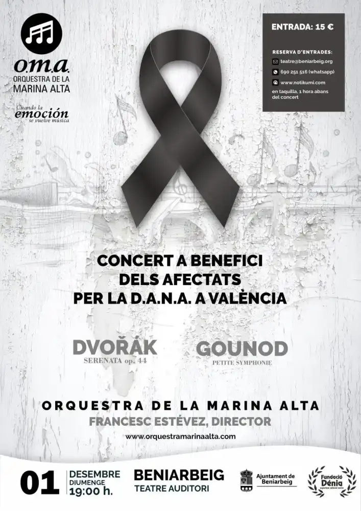 Concierto a Beneficio por los afectados por la Dana