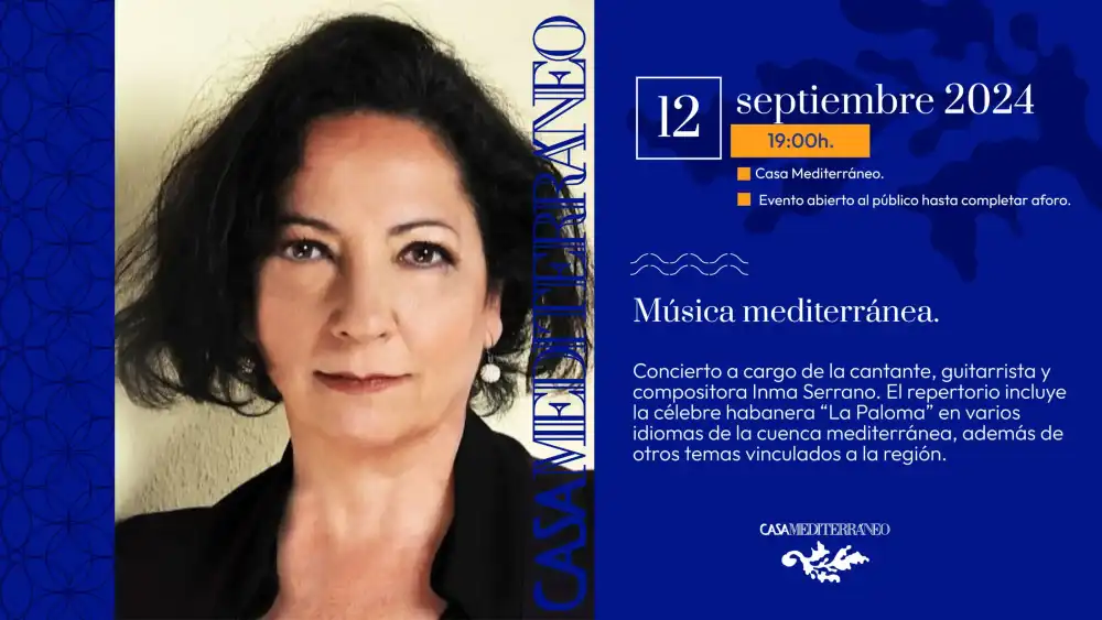 Concierto a cargo de la cantante, guitarrista y compositora Inma Serrano. El repertorio incluye la célebre habanera "La Paloma" en varios idioma