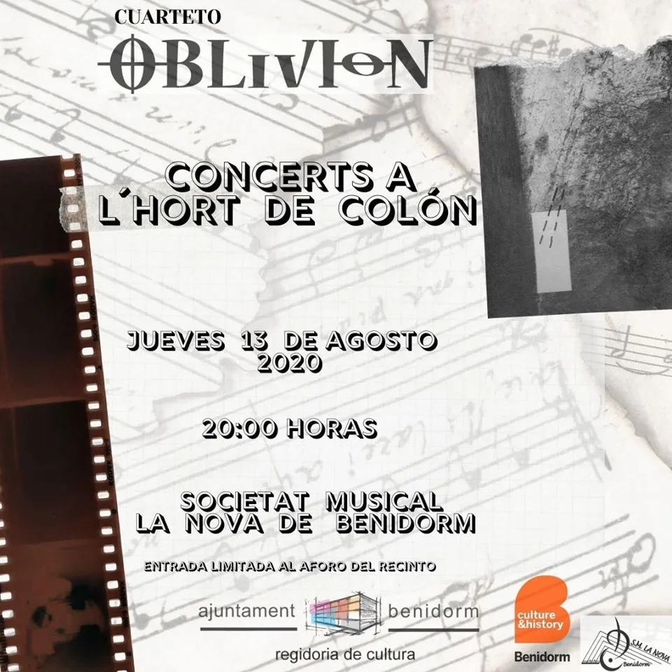 Concierto a cargo de Oblivion Cuarteto