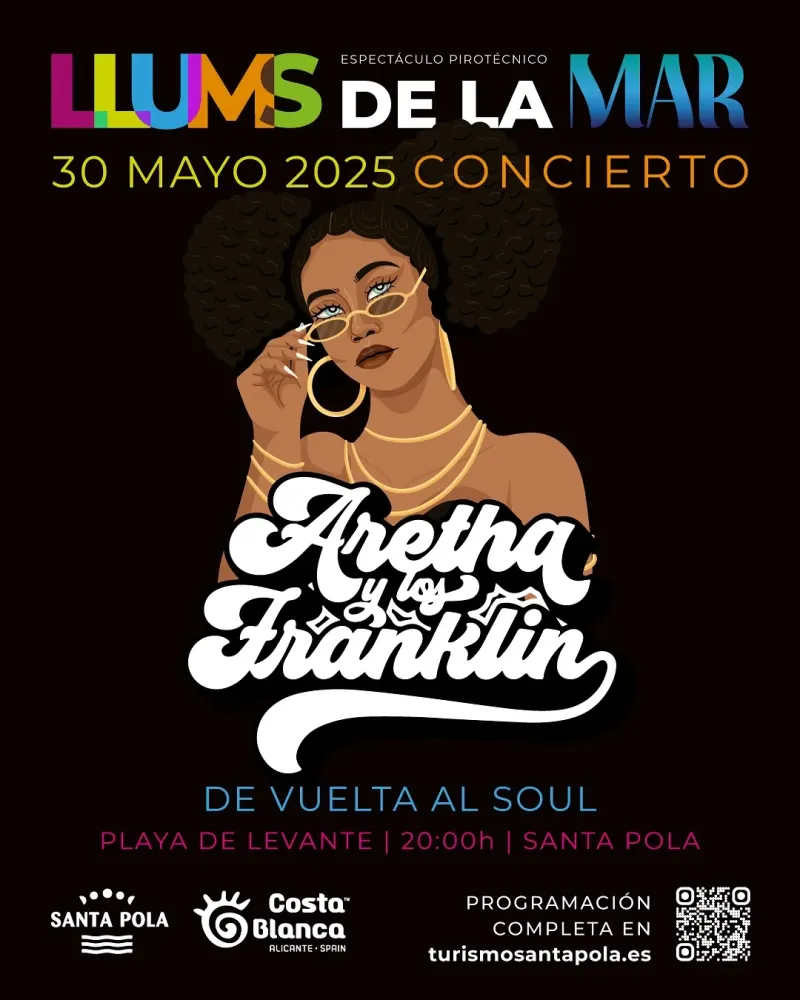Concierto Aretha y los Franklin "De vuelta al soul" ► Llums de la mar Santa Pola 2025