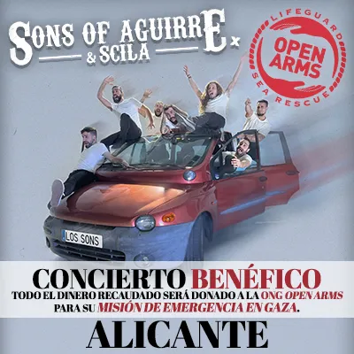 Concierto Benefico de Sons Of Aguirre & Scila en Alicante | C.C. Las Cigarreras (Caja Negra