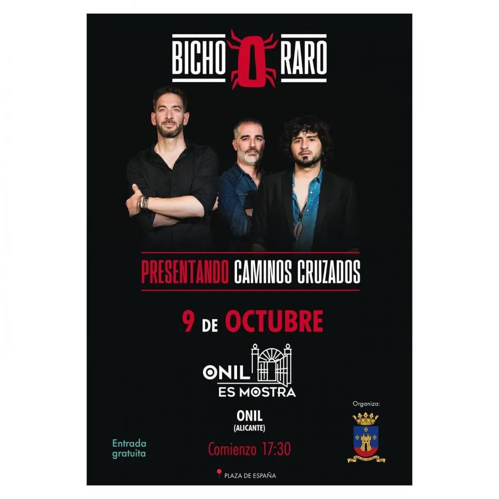 Concierto Bicho Raro en Onil es mostra