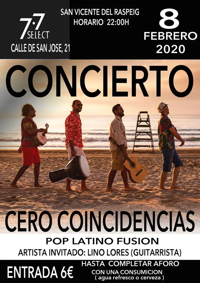 Concierto de Cero Coincidencias en San Vicente del Raspeig