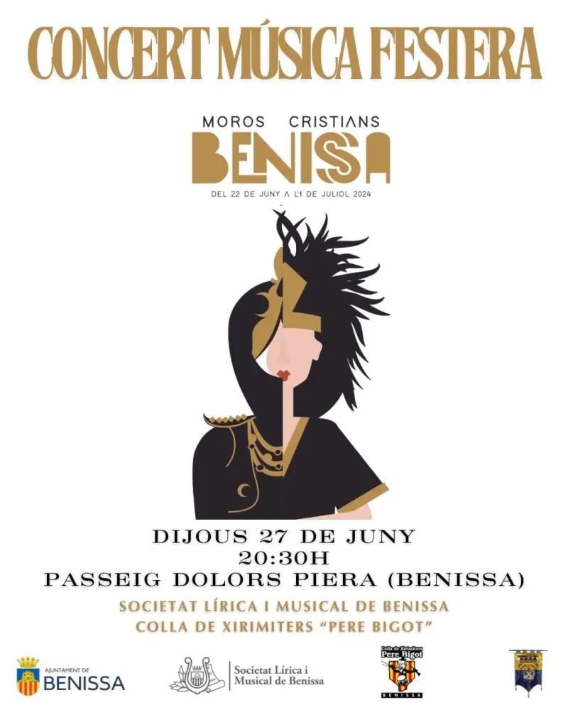 Concierto de Fiestas de Moros y Cristianos 2024 en Benissa