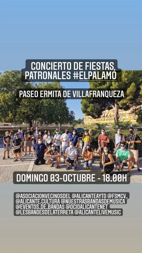 Concierto de fiestas patronales del Palamó
