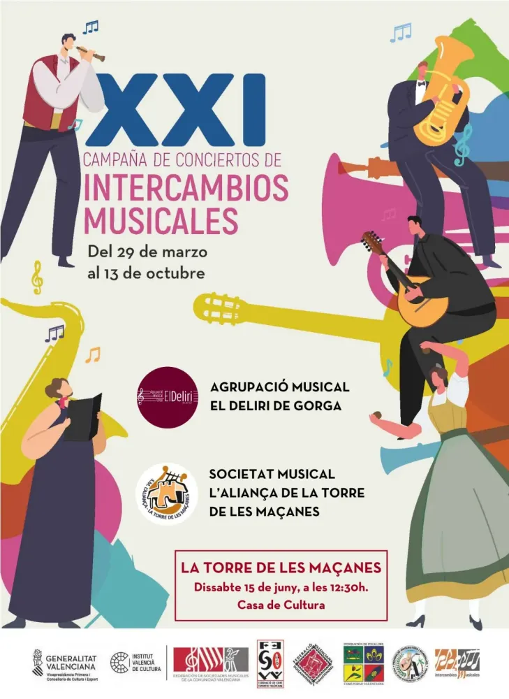 Concierto de Intercambio con la Agrupación Musical El Deliri de Gorga