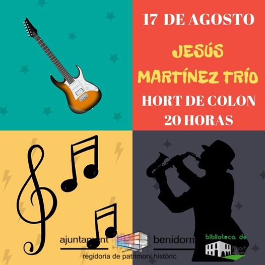 Concierto de Jesús Martínez Trío en Benidorm
