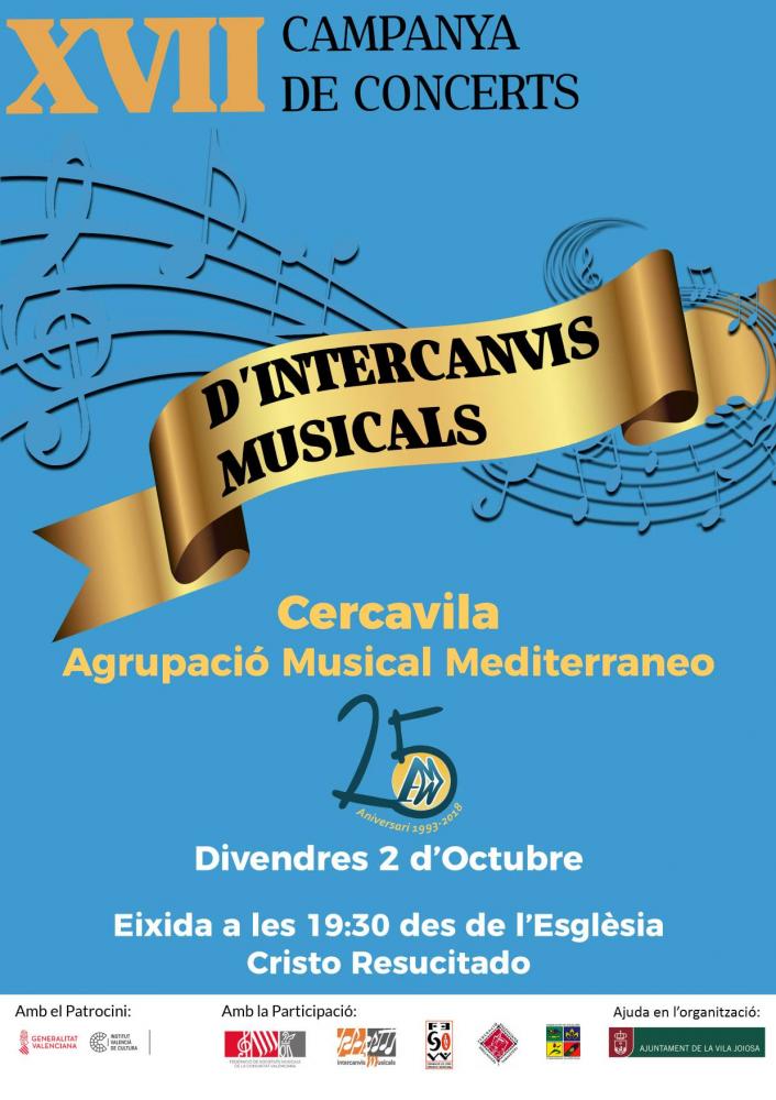Concierto de la Agrupació Musical Mediterraneo La Vila Joiosa
