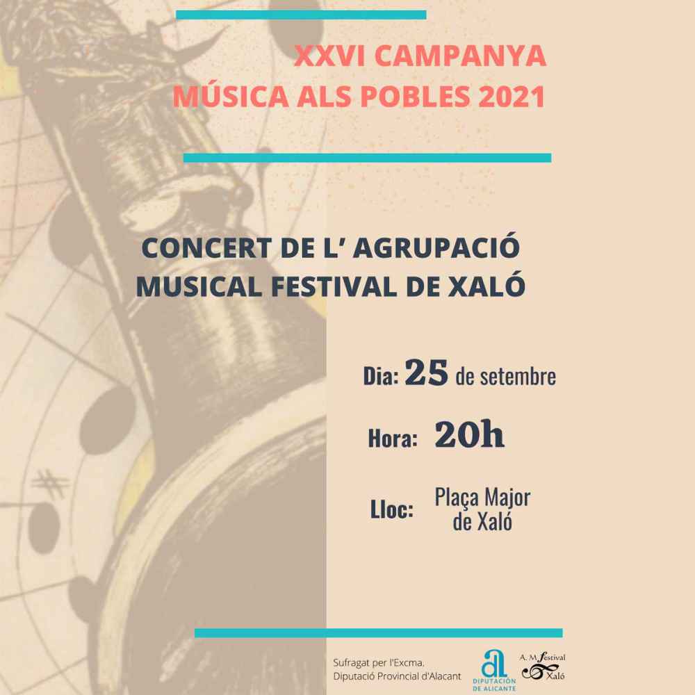 Concierto de la Agrupación Musical Festival Band de Xaló