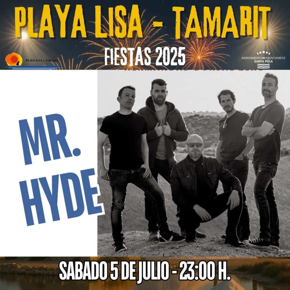 Concierto de Mr. Hyde ► Fiestas Playa Lisa - Tamarit 2025