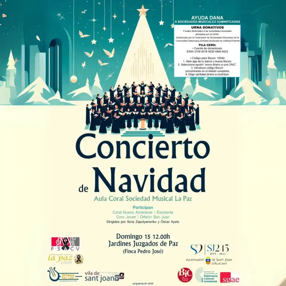 Concierto de Navidad Aula Coral Sociedad Musical La Paz