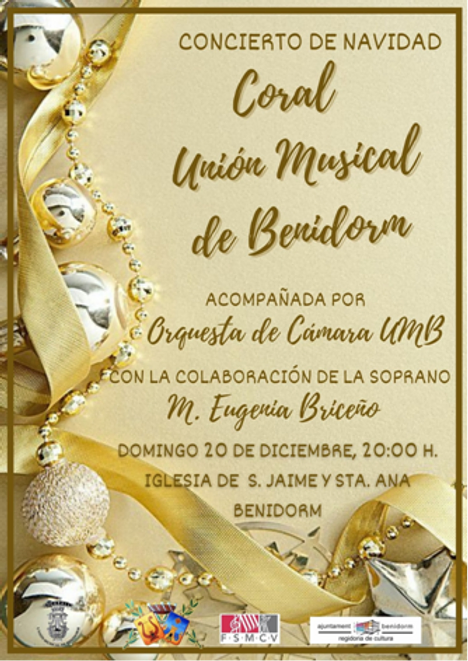 Concierto de Navidad Coral Unión Musical de Benidorm