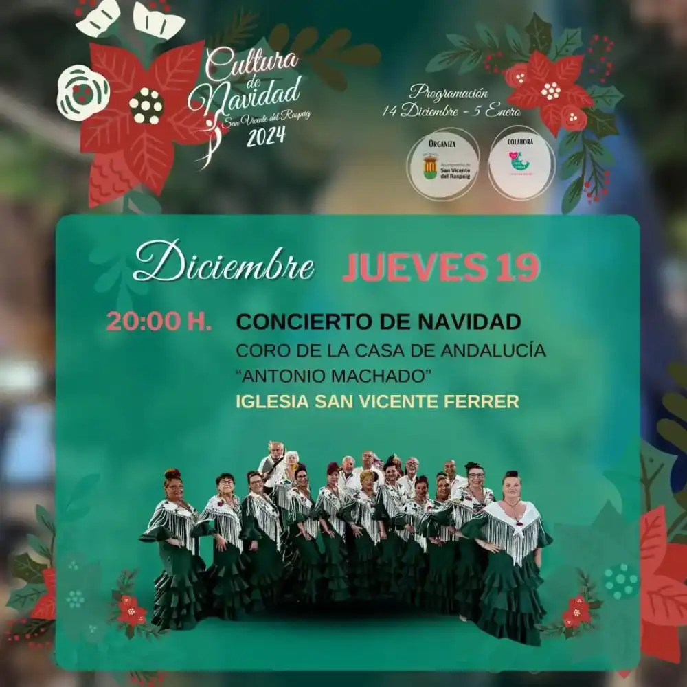 Concierto de Navidad Coro de la Casa de Andalucía "Antonio Machado"