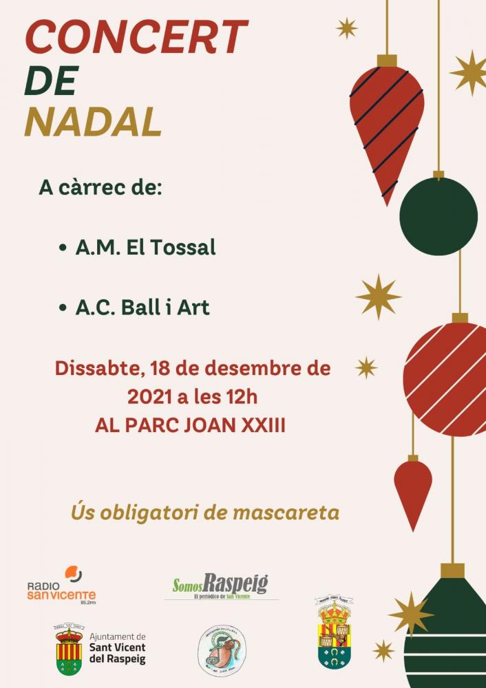 Concierto de Navidad de A.M. El Tossal