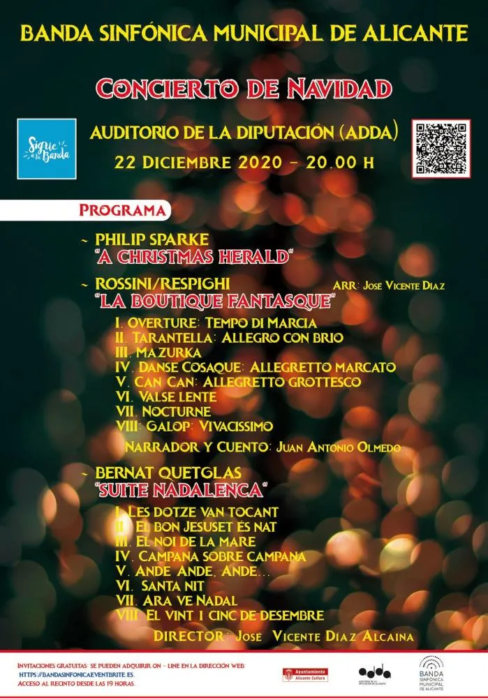 Concierto de Navidad de la Banda Sinfónica Municipal de Alicante