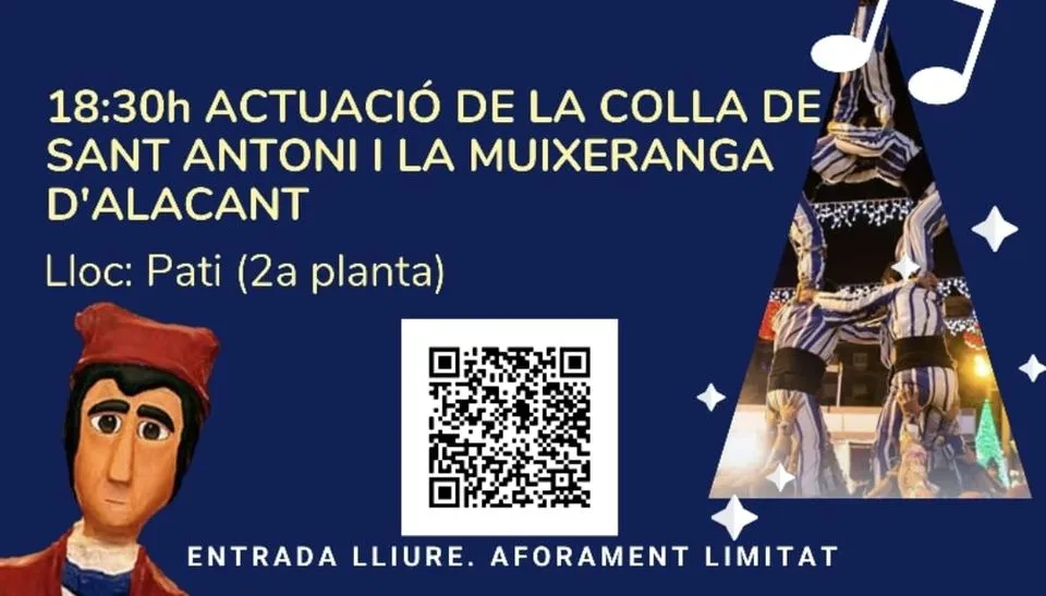 Concierto de Navidad de la Colla de Sant Antoni i la Muixeranga d'Alacant