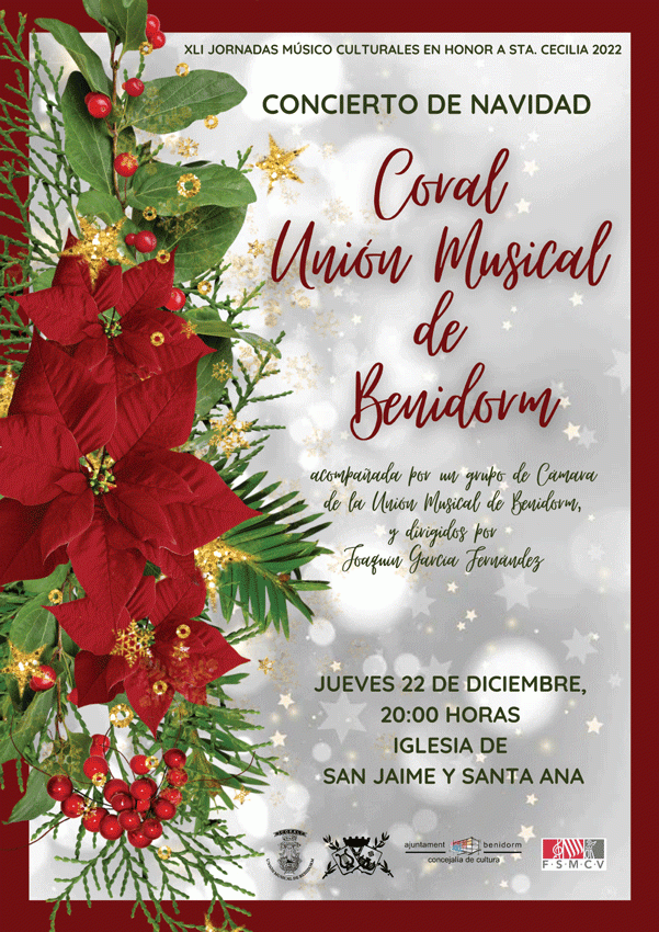 Concierto de Navidad. Coral de la Unión Musical de Benidorm