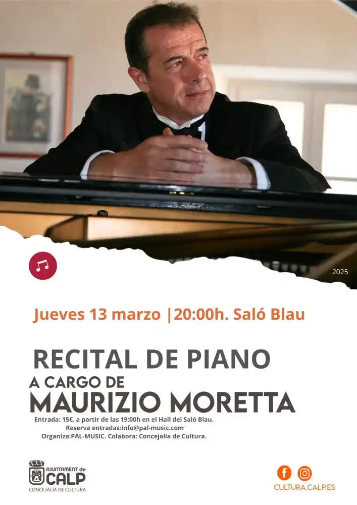 Concierto de piano de Maurizio Moretta