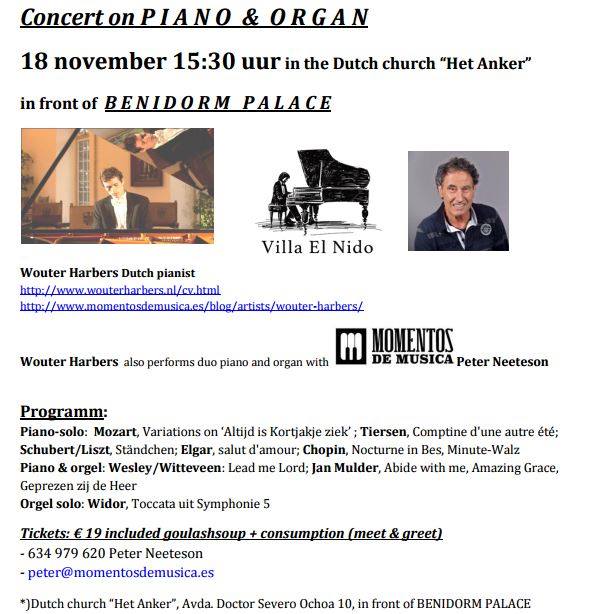 Concierto de Piano y Órgano