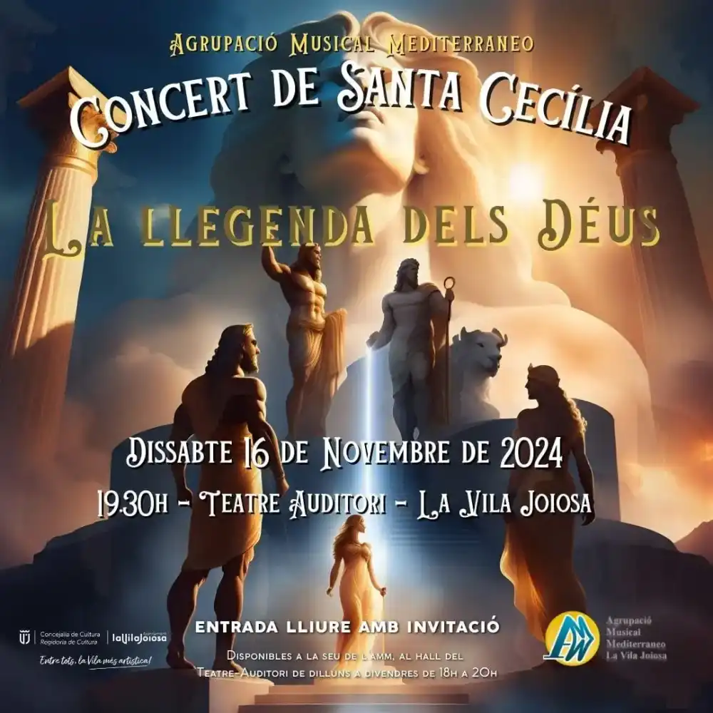 Concierto de Santa Cecilia "La llegenda Dels Déus"