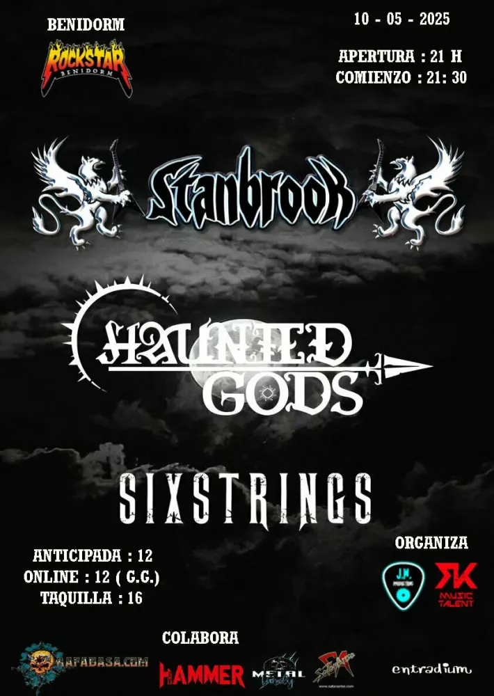 Concierto de Stanbrook - Haunted Gods - Sixstrings