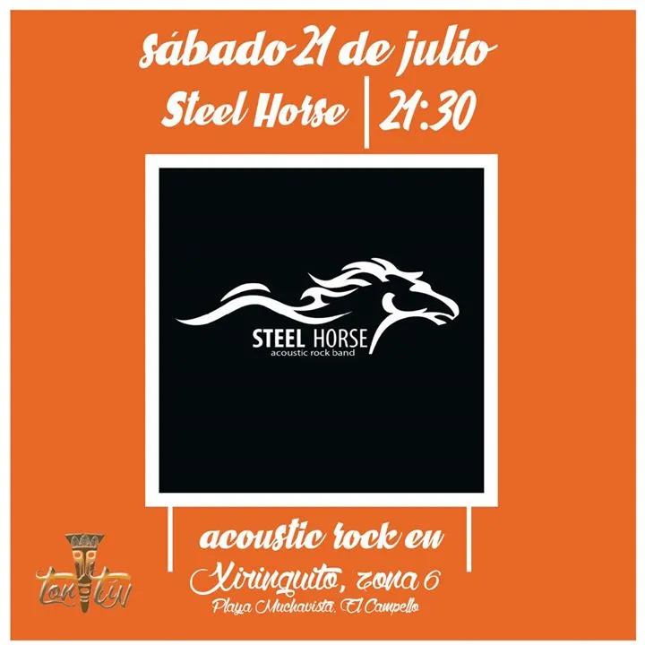 Concierto de Steel Horse en Xiringuito Ton-Tin