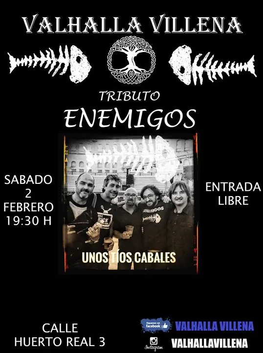 Concierto de Unos tíos Cabales en Valhalla Villena