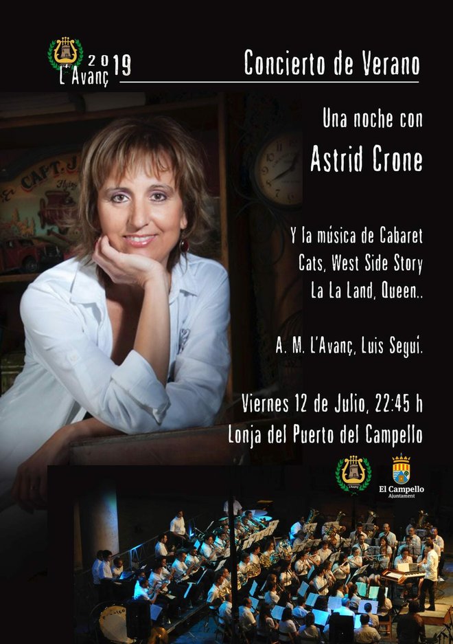 Concierto de Verano - Una noche con Astrid Crone
