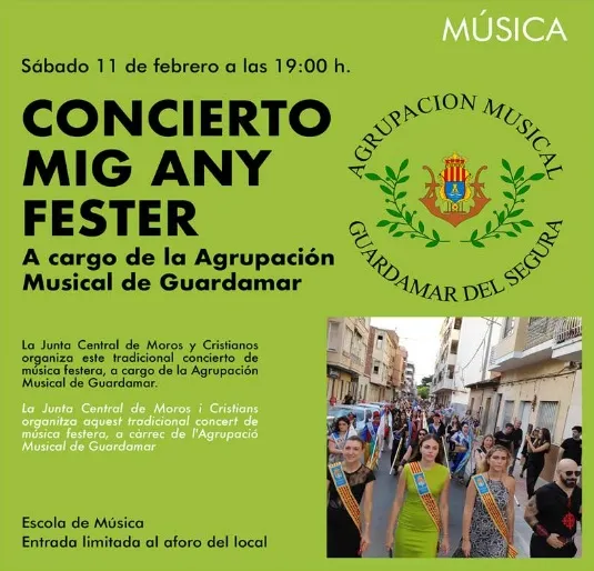 Concierto del Mig Any Fester 2024 de Guardamar del Segura