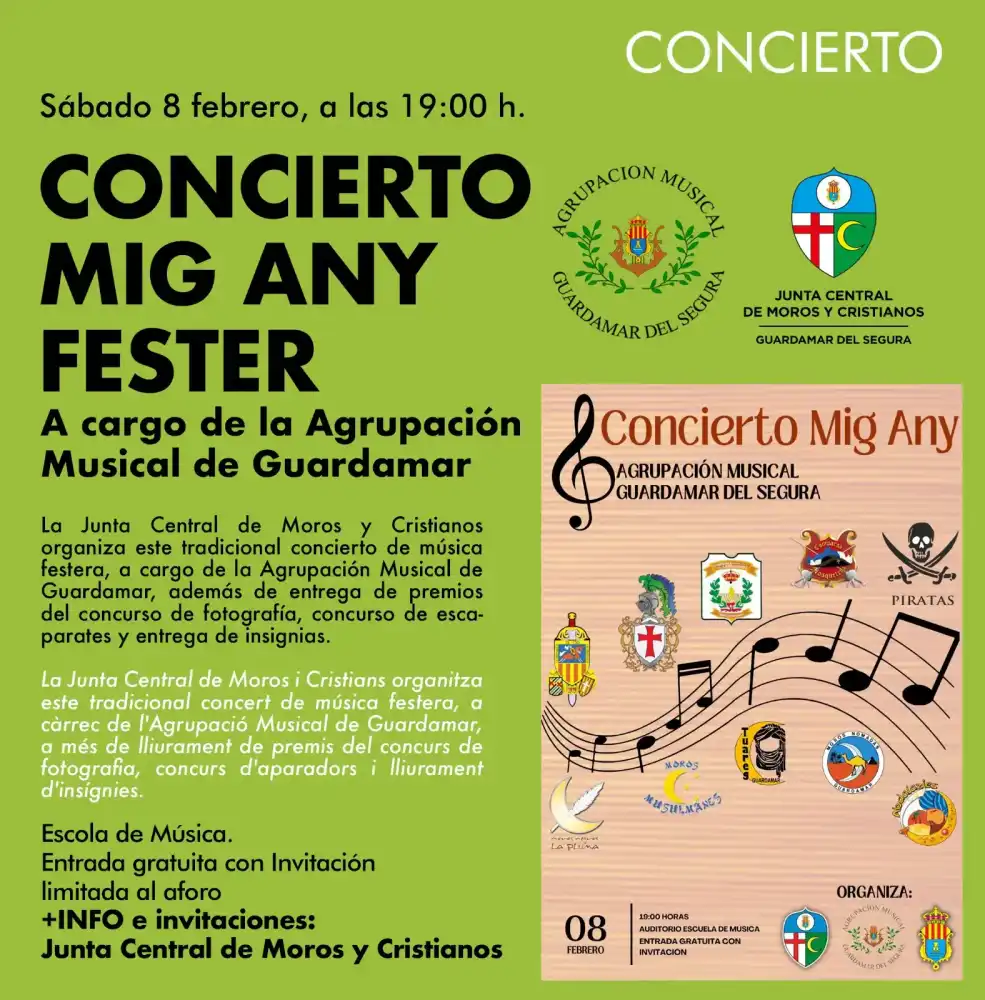 Concierto del Mig Any Fester 2025 de Guardamar del Segura