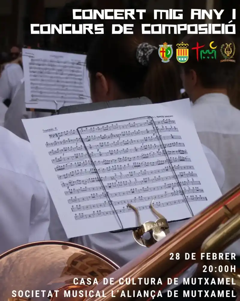 Concierto del Mig Any y final del 7 Concurso de Música Festera de Mutxamel