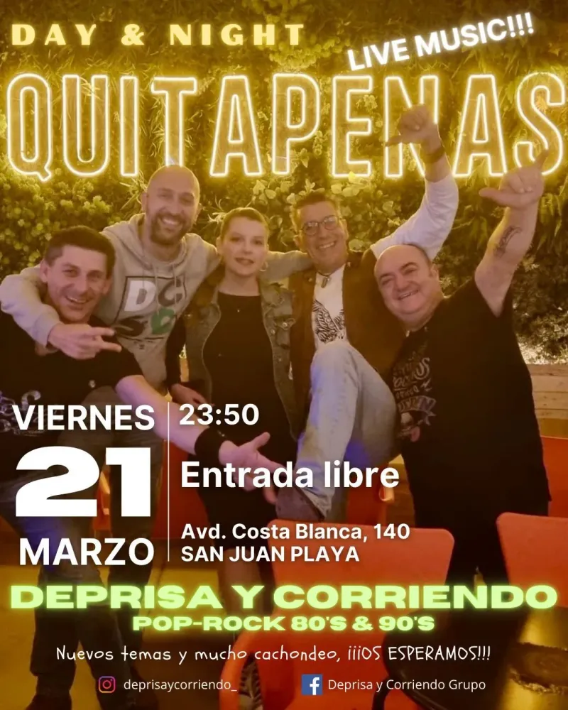 Concierto Deprisa y corriendo