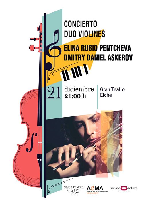 Concierto Duo Violines - Gran Teatre d'Elx