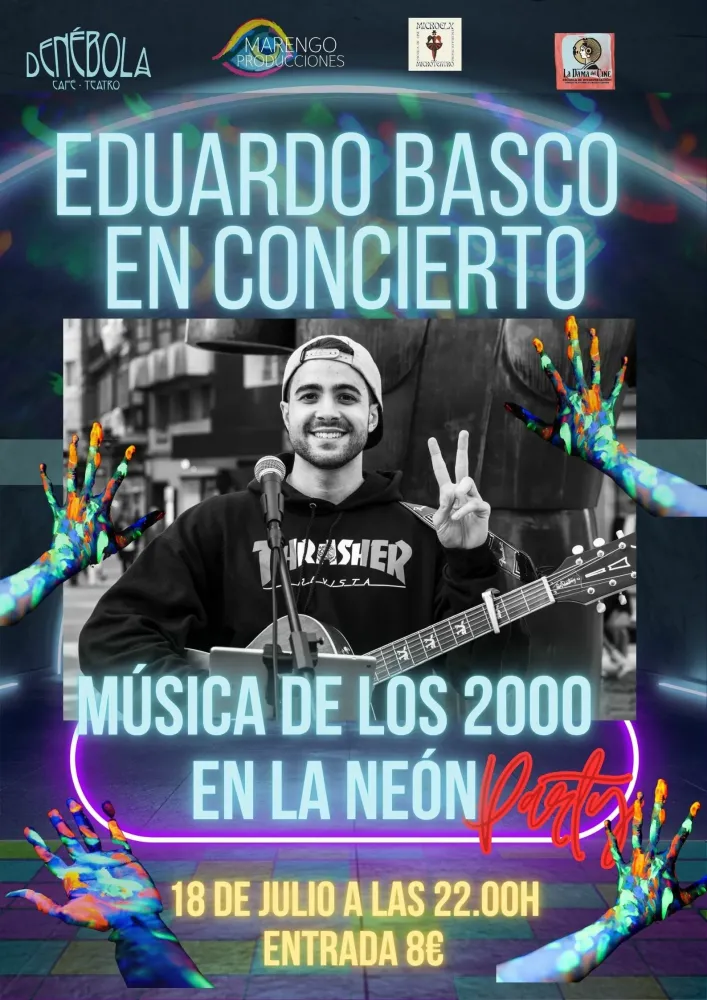Concierto Eduardo Basco Neón Party 2000