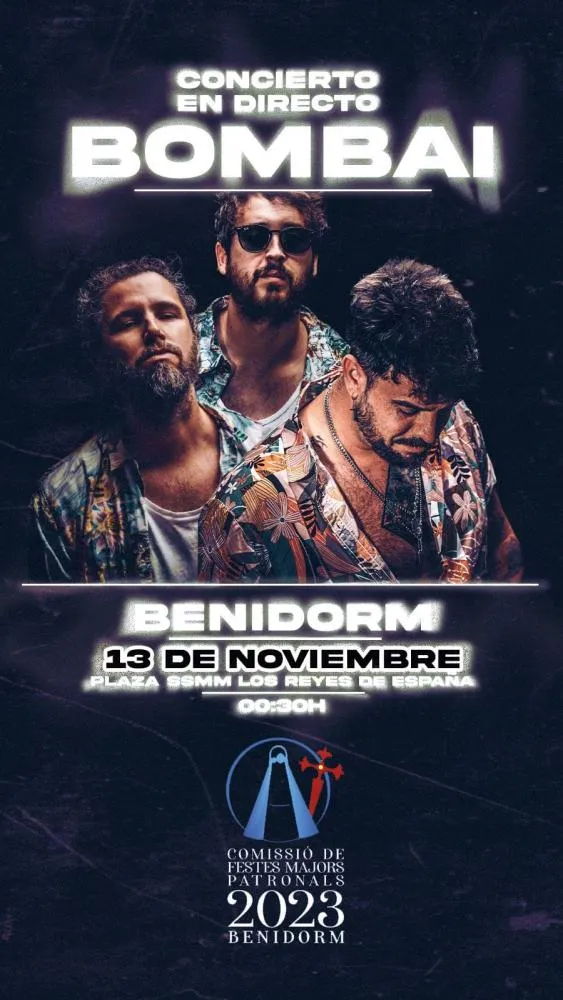 Concierto en directo de Bombai - Festes Majors Patronals de Benidorm