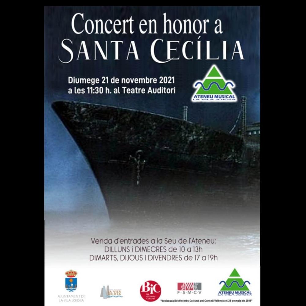 Concierto en honor a Santa Cecilia Villajoyosa 2021