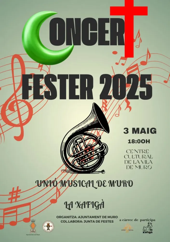 Concierto Fester 2025 de la Unió Musical de Muro y La Xafigà