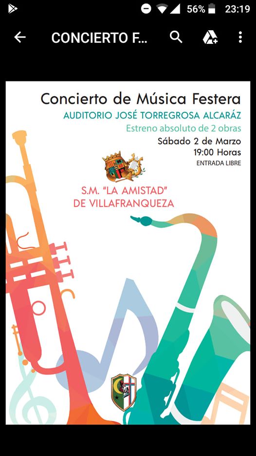 Concierto Fiestas de Villafranqueza - Moros y Cristianos '19
