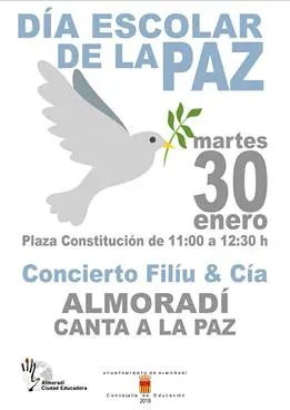 Concierto Filiu & Cía en el Día Escolar de la Paz