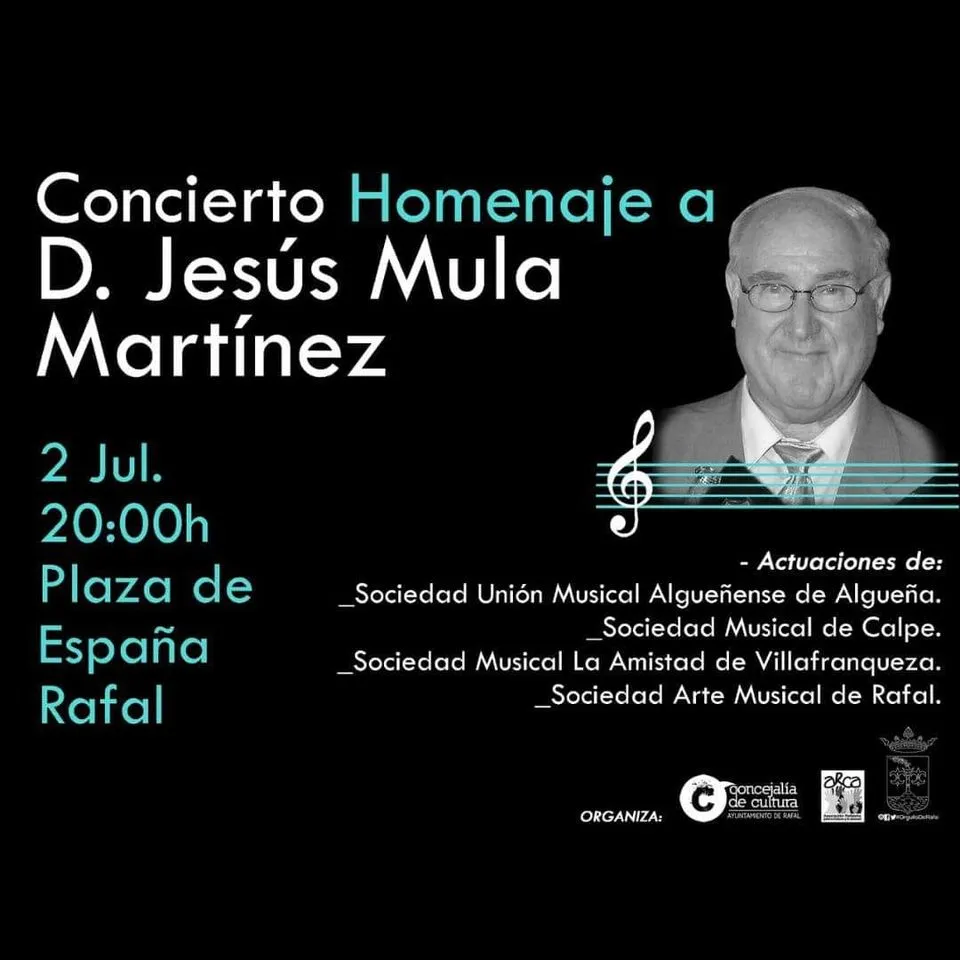 Concierto Homenaje a D. Jesús Mula Martínez